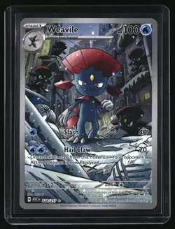 WEAVILE 228/217 ILLUSTRATION RARE ASCENDED HEROES POKEMON HOLO NEAR MINT - Image 1