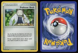 Professor Birch 82/106 Emerald Reverse Holo Uncommon POKEMON - Image 3