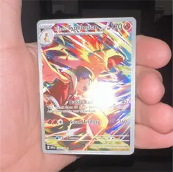 Pokemon TCG Ethan's Typhlosion 190/182 Sv10 Full Art Holo IR English 170 - Image 1