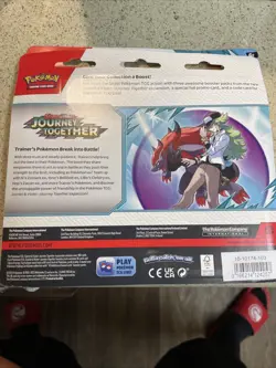 Pokemon TCG Scarlet&Violet Journey Together 3-Pack Blister Scrafty Promo - New - Image 2