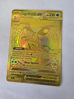 Pokemon TCG Mega Greninja 122/86 Mega Hyper Rare Choas Rising - Image 1