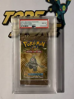 Pokemon Booster Pack Ex Sandstorm 2003 Foil Pack Sealed PSA 8 NM/M WOTC ENG - Image 3
