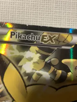 Pikachu EX XY124 Holo Promo XY Promo Pokemon Holo Damaged See Pics - Image 3