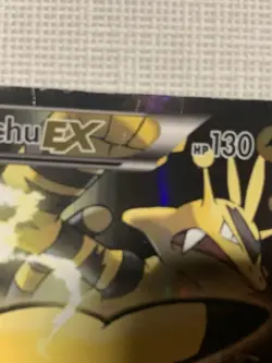 Pikachu EX XY124 Holo Promo XY Promo Pokemon Holo Damaged See Pics - Image 4