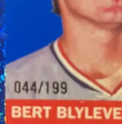 2025 Topps Chrome Platinum-#452 Bert Blyleven Blue Mini Diamond Refractor /199 - Image 2