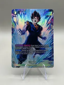 Vegito FB02-061 Alt Art SR Blazing Aura Dragon Ball Fusion World M-NM - Image 1