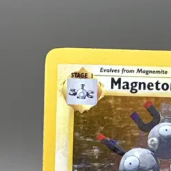 Pokemon TCG Base Set Magneton 9/102 Holo Rare Unlimited 1999 English - Image 2