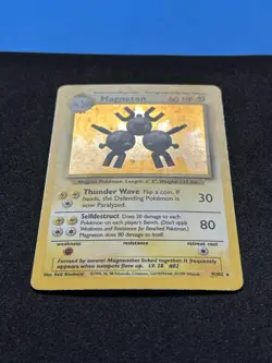Pokemon TCG | Magneton 9/102 | Base Set Unlimited Holo Rare | MP - Image 2