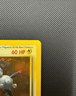 Pokemon TCG Wizards Base Set Magneton Holo Rare 9/102 60HP 1999 English - Image 3