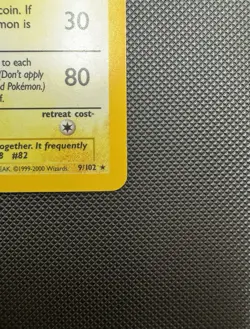 Pokemon TCG Wizards Base Set Magneton Holo Rare 9/102 60HP 1999 English - Image 5