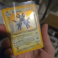 Pokemon TCG Magneton Base Set 9/102 Unlimited Holo Holo Rare 1999 WOTC - MP - Image 3