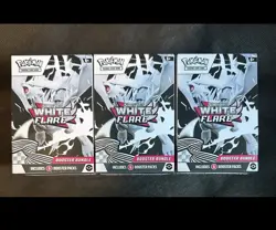 Pokemon TCG Scarlet & Violet White Flare 6 Booster Packs Box Factory Sealed New - Image 1