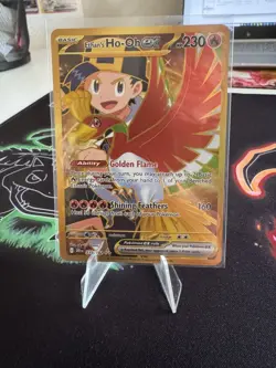 Pokemon TCG: Ethans Ho-oh EX 239/182 Destined Rivals Full Art Hyper Rare Gold NM - Image 2