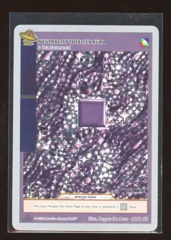 Neutrality Totality Aura Metazoo HOLO Playtester UFO Silver Sample Card - Image 1