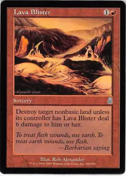 Lava Blister *Uncommon* Magic MtG x1 Odyssey SP - Image 1