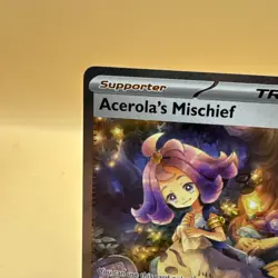 Pokemon TCG Acerola's Mischief 183/132 Ultra Rare Full Art Holo English - Image 2