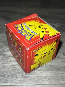 1999 Pokemon 23K Gold Plated Pikachu Trading Card Box Burger King Limited - Image 2