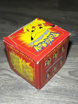 1999 Pokemon 23K Gold Plated Pikachu Trading Card Box Burger King Limited - Image 3
