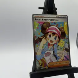 Pokemon TCG Rosa’s Encouragement 123/088 SAR Full Art Pack Fresh Full Art NM - Image 3