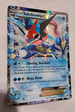 Pokemon Ash-Greninja EX XY133 XY Holo Near Mint - Image 2