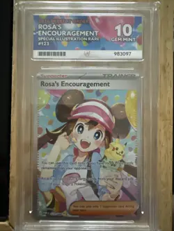 Pokemon TCG Rosa’s Encouragement 123/088 Perfect Order Ace 10 - Image 1