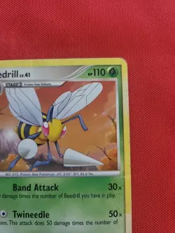 Pokemon: Beedrill #13/106 Great Encounters Non-holo 2008 Vintage - Damaged - H6 - Image 5
