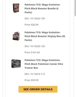 Pokemon Center Pokemon TCG Mega Evolution: Pitch Black Elite Trainer Box - Image 2