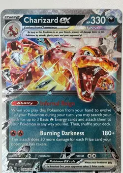 Glurak Ex 125/197 Obsidianflammen Englisch NM Pokemon - Image 1