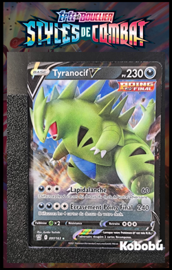 Carte Pokemon Tyranocif V 097/163 EB5 Styles De Combat Epee Et Bouclier - Image 1