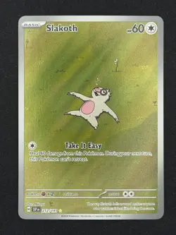 Pokemon Slakoth 212/191 Surging Sparks Illustration Rare - NM - Image 1