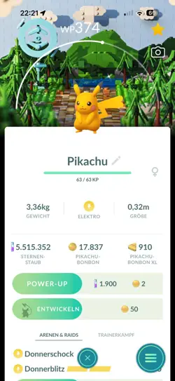 !!!Pokemon GO ✨Shiny Pikachu Lego Background Ultra Rare Last One - Image 1