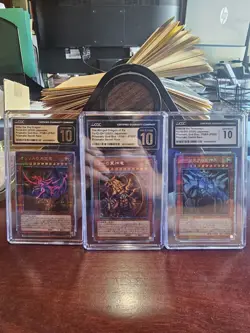 PRESTINE 10 Yu-gi-oh Prismatic God Box Prismatic PGB1-JPS01-03 Obelisk Slifer Ra - Image 1