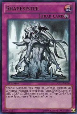 Yugioh! LP Shapesister - JOTL-EN079 - Ultra Rare - 1st Edition Lightly Played, E - Image 1