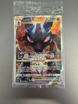 Pokemon TCG Lucario VSTAR SWSH291 Promo Sealed Mint - Image 1