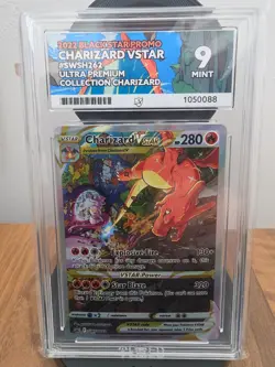 Pokemon TCG Charizard VSTAR SWSH262 ACE 9 2022 Black Star Promo Card - Image 1