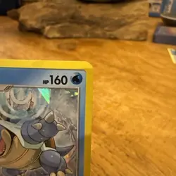 Pokemon TCG Blastoise Sun Moon Team Up Card 25/181 Cracked Ice Holo - Image 3
