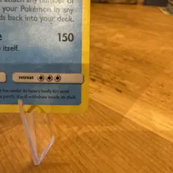 Pokemon TCG Blastoise Sun Moon Team Up Card 25/181 Cracked Ice Holo - Image 4