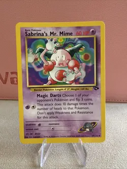 Pokemon TCG Sabrina's Mr. Mime Gym Challenge 59 Unlimited Uncommon Card - Image 1