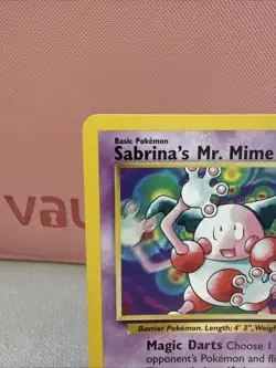 Pokemon TCG Sabrina's Mr. Mime Gym Challenge 59 Unlimited Uncommon Card - Image 2