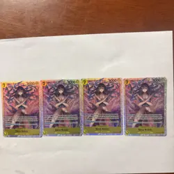 4 x Nico Robin EB03-055 SR Extra Booster Heroines Edition One Piece Card - Image 1