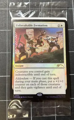 Magic The Gathering x TMNT 2025 NYCC Promo Card - MTG Unbreakable Formation - Image 1