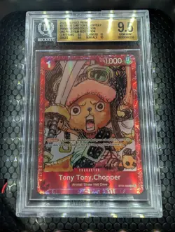 2023 One Piece Premium Card Film Red #ST0-006 Tony Tony Chopper BGS GM 9.5 - Image 1