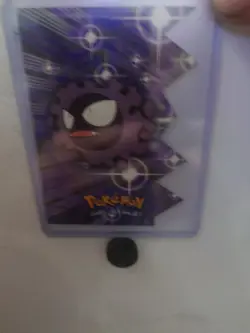 Topps Pokemon CarD TV Animation Edition Die Cut Gastly #EVO4 Only 1 On EBAY RaRe - Image 1