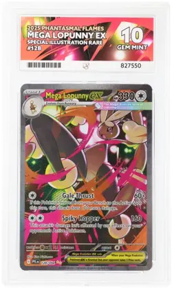 ACE 10 Mega Lopunny EX 128/094 Phantasmal Flames Pokemon Card ⭐PERFECT SUBS ⭐ - Image 1