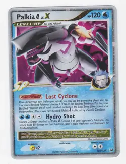 Palkia G LV.X 125/127 Platinum Holo Ultra Rare Pokemon Card NM/EX Raw - Image 1