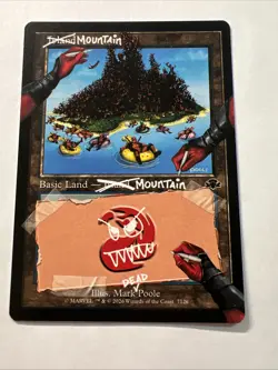 MTG - Mountain | Dead Pool Secret Lair Drop | Regular | 7126 | Non - foil - Image 1