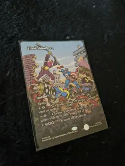 Final Showdown MTG 0045 Borderless *foil* Marvel Super Heroes NM/M Mythic Rare - Image 1
