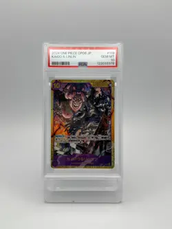 2024 One Piece TCG OP08 Kaido & Linlin PSA 10 GEM MT #119 - Image 1