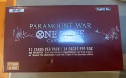 1st Print Sealed One Piece OP-02 Paramount War Booster Box - Pre Errata - Image 3