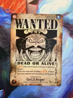 Gol.D.Roger - OP09-118 (SP) (Wanted Poster) - Carrying On His Will (OP13) - - Image 1